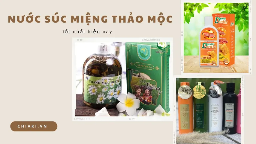 Top 15 nước súc miệng thảo mộc không cồn tốt 2026