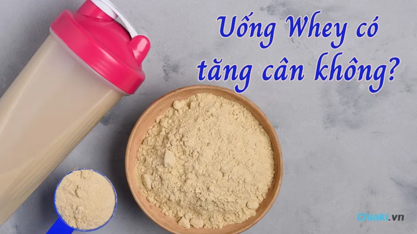 Uống whey có tăng cân không? Người gầy nên uống Whey hay Mass?