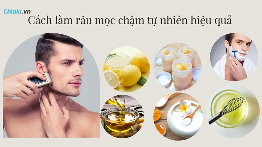 Bỏ túi 10 cách làm râu mọc chậm tự nhiên các đấng mày râu nên áp dụng