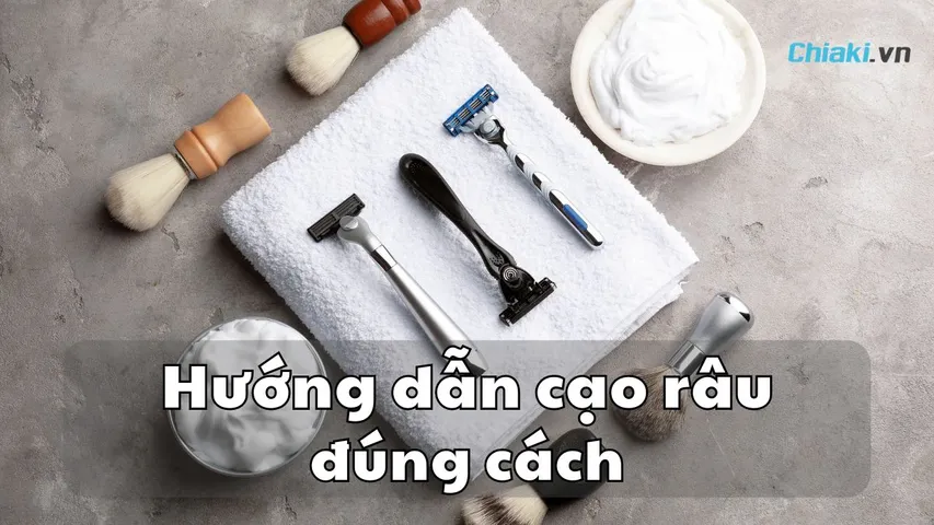 Hướng dẫn cạo râu đúng cách tránh viêm nang lông mà nam giới nên biết!