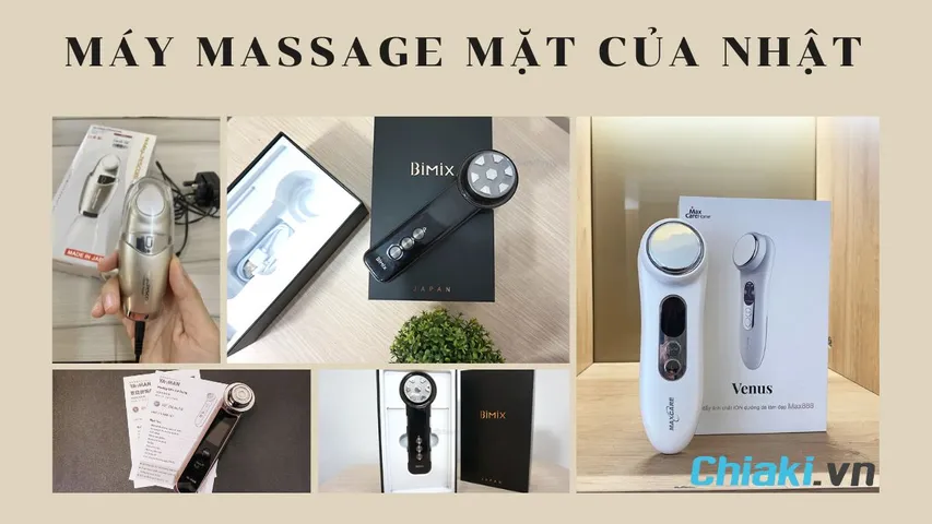 TOP 9 máy massage mặt của Nhật bán chạy hiện nay không thể bỏ qua