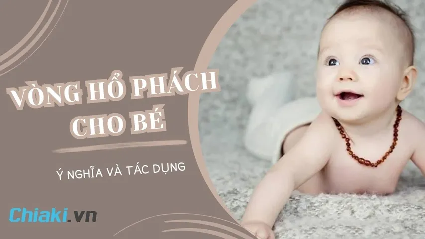 Vòng hổ phách cho bé có tác dụng gì? Có nên đeo vòng hổ phách cho bé?