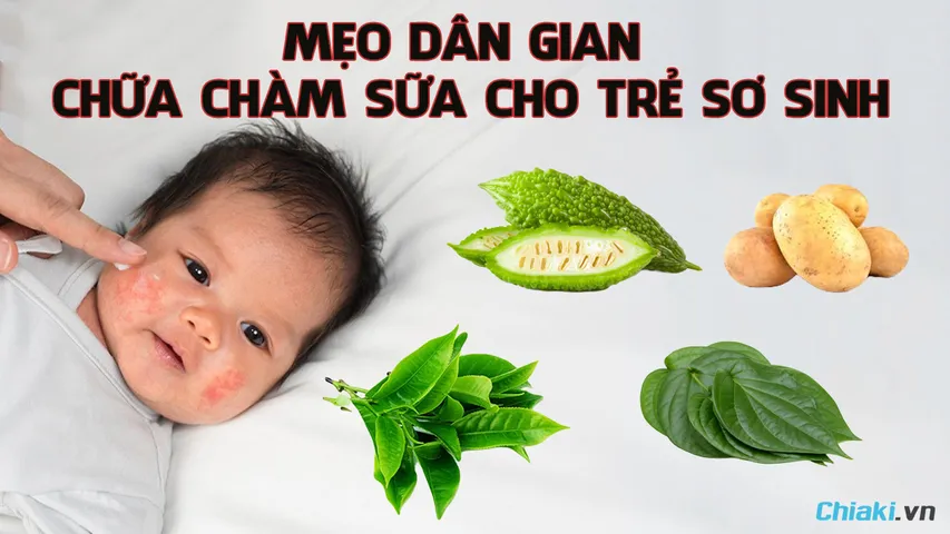 10 mẹo dân gian chữa chàm sữa cho trẻ sơ sinh tại nhà mẹ nên biết