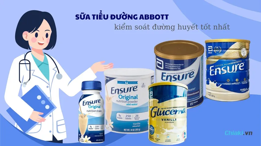 Top 5 sữa tiểu đường Abbott được ưa chuộng 2026