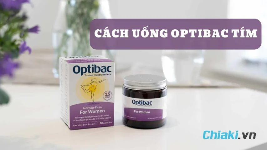 Men vi sinh Optibac tím có tốt không? Mua ở đâu chính hãng
