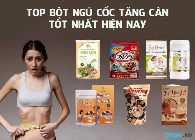 Review top 10 bột ngũ cốc tăng cân cho người gầy tốt hiện nay