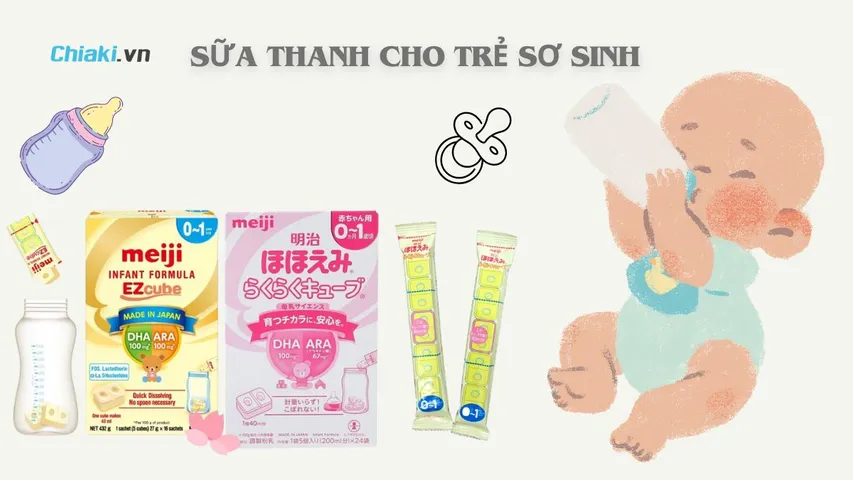 Review Top 2 sữa thanh cho trẻ sơ sinh vị ngọt mát, dễ uống 