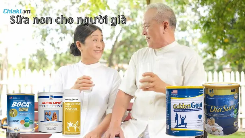 Top 10 sữa non cho người già giúp tăng sức đề kháng hiệu quả