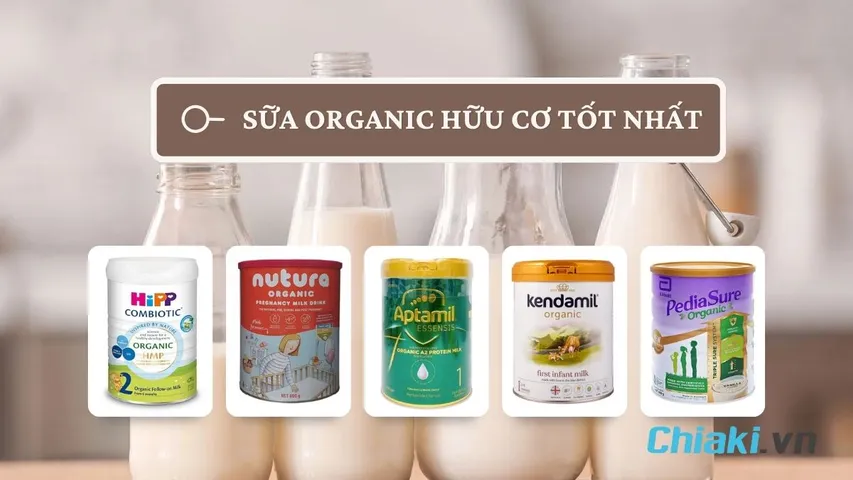 TOP 10 sữa organic hữu cơ được ưa chuộng trên thị trường hiện nay