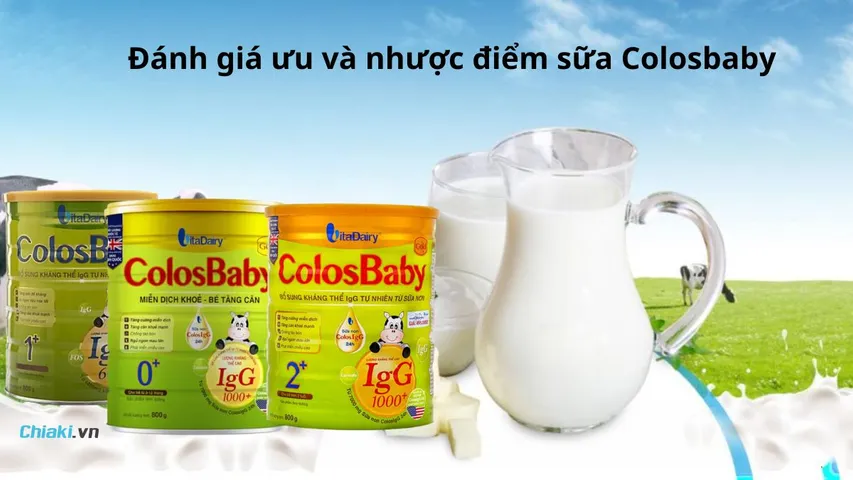 Đánh giá ưu và nhược điểm sữa Colosbaby giúp bé phát triển toàn diện
