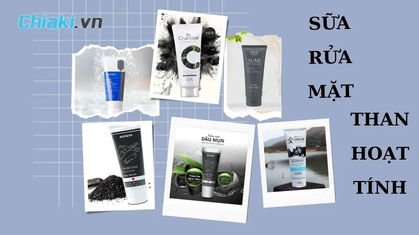 Top 10 sữa rửa mặt than hoạt tính cho nam và nữ tốt hiện nay
