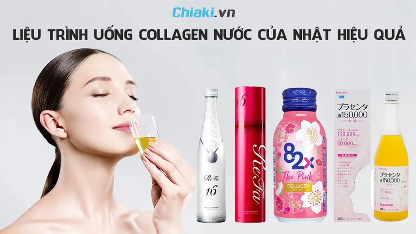 Liệu trình uống collagen nước của Nhật đúng cách, hiệu quả cao