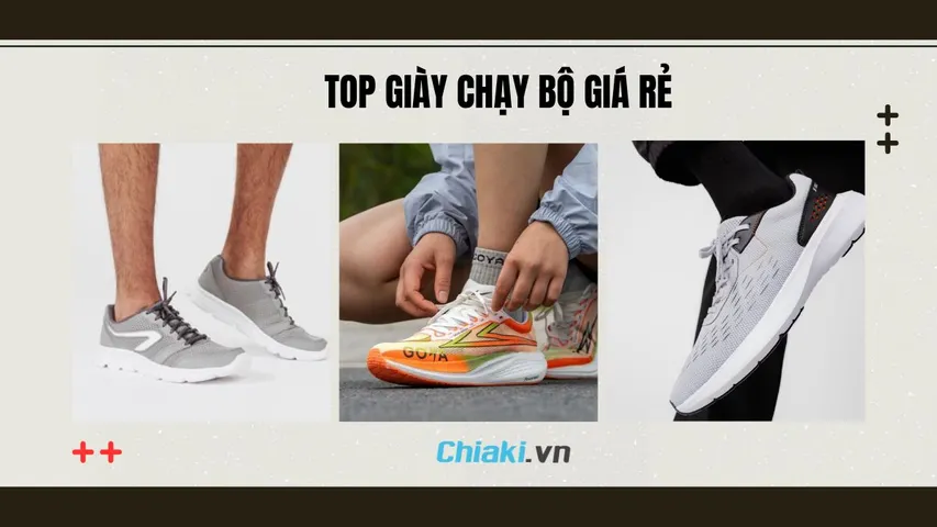 Top 10 mẫu giày chạy bộ giá rẻ dưới 1 triệu cho nam nữ bán chạy