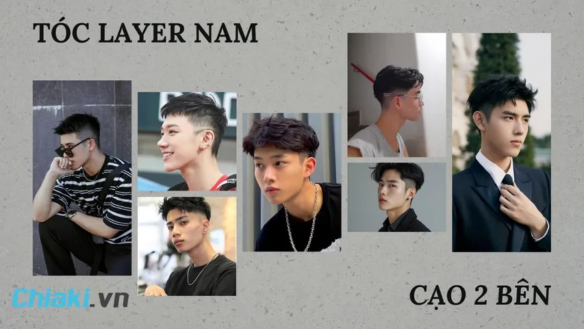 15 kiểu tóc layer nam cạo 2 bên trendy, cá tính cho chàng thêm thu hút hơn