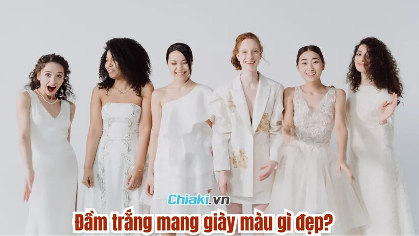 Đầm trắng mang giày màu gì để các quý cô trông Slay cuốn hút
