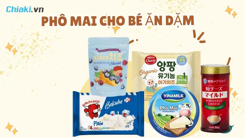 Top 10 phô mai cho bé ăn dặm thơm ngon, bổ sung dinh dưỡng tốt 