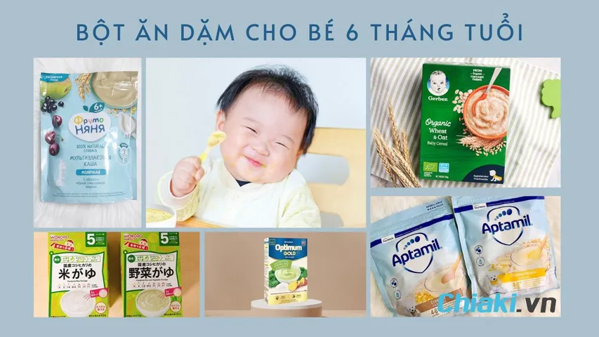 Top 15 bột ăn dặm cho bé 6 tháng ngon, bổ, rẻ mẹ nên chọn