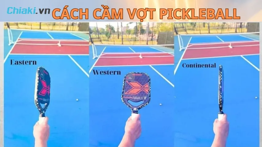 Hướng dẫn cách cầm vợt Pickleball đúng kỹ thuật cho người mới chơi