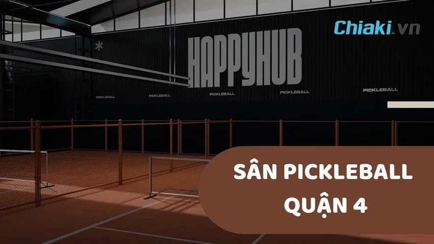 TOP 2 sân Pickleball quận 4 uy tín, chất lượng với giá thuê tốt