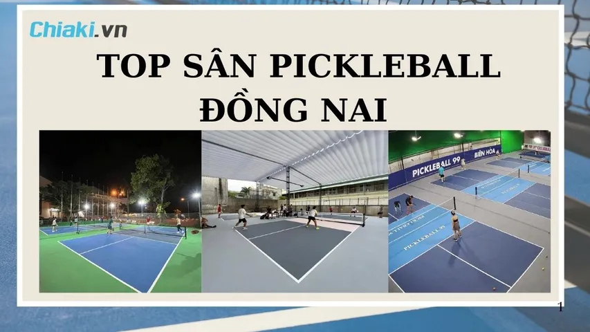 Danh sách Top 10 sân Pickleball Đồng Nai chất lượng cho các Pick thủ