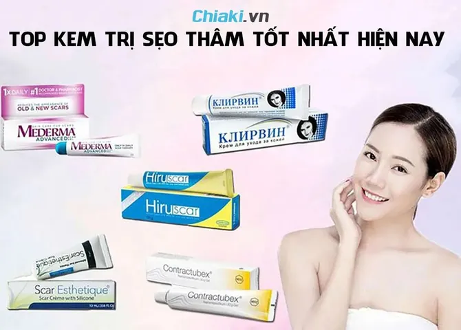 Top 10 kem trị sẹo thâm tốt được chuyên gia khuyên dùng