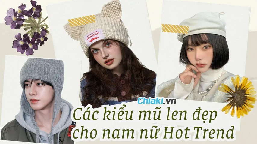 Top 9 kiểu mũ len đẹp cho nam nữ Hot Trend 2026
