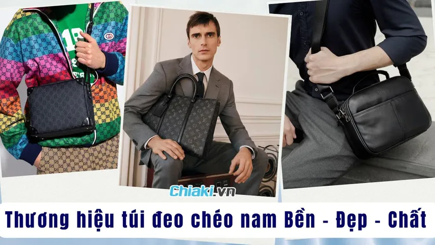 Top 10 thương hiệu túi đeo chéo nam Bền - Đẹp - Chất 