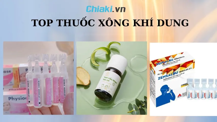 Top 7 thuốc khí dung xông mũi họng an toàn và hiệu quả
