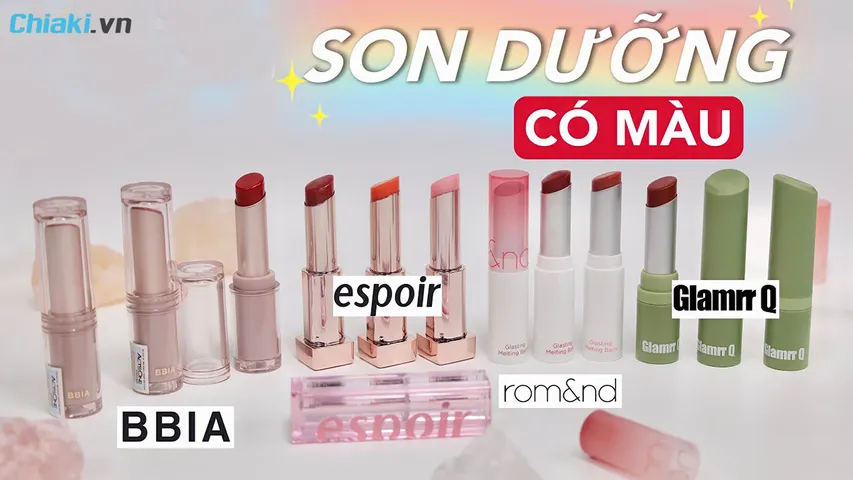 Top 10 son dưỡng có màu tốt, được chị em yêu thích hiện nay