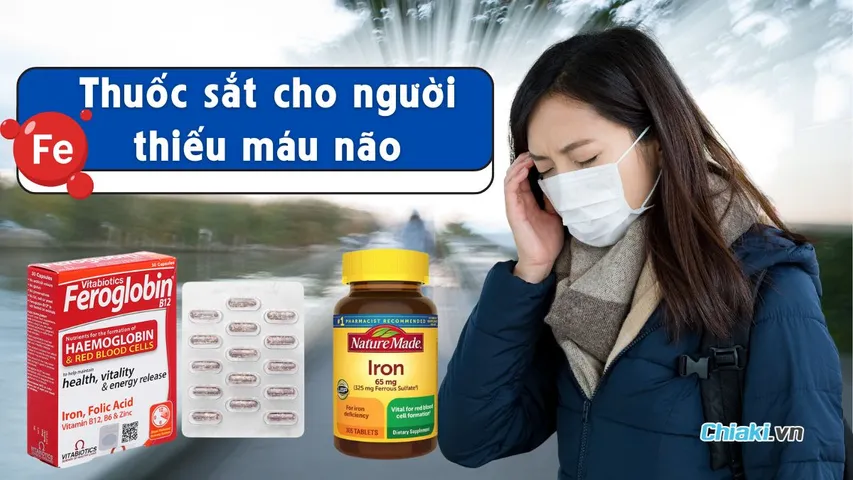 Top 9 thuốc sắt cho người thiếu máu não được tin dùng