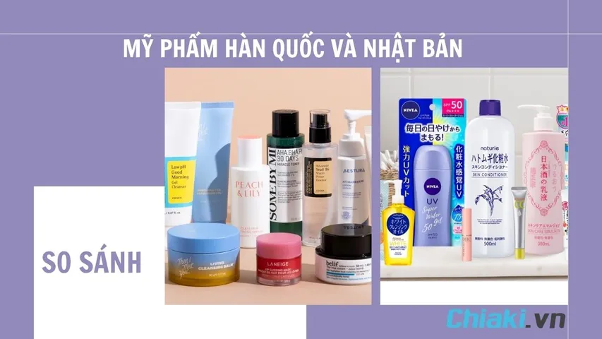So sánh mỹ phẩm Hàn Quốc và Nhật Bản: Lựa chọn nào tốt?