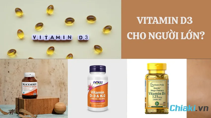 TOP 10 Vitamin D3 cho người lớn tốt nên dùng 2026