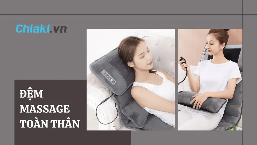 TOP 5 đệm massage toàn thân chất lượng nên dùng 2026