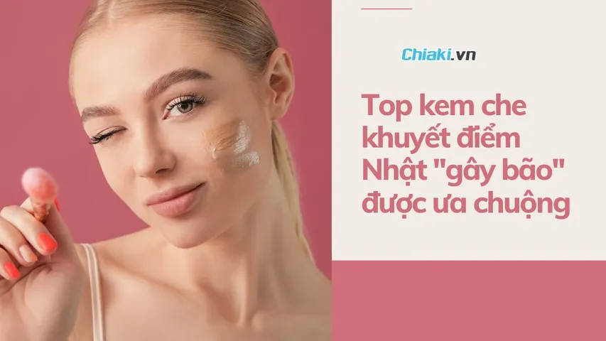 Top 5 kem che khuyết điểm Nhật 