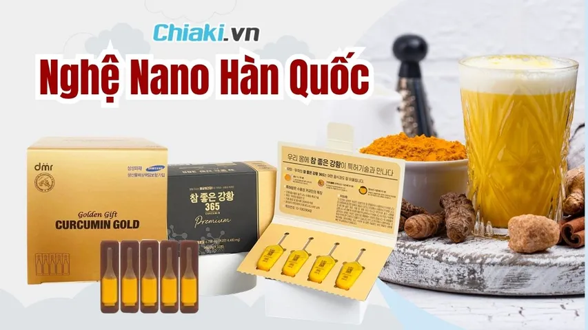 Top 5 Nghệ nano Hàn Quốc giảm đau dạ dày tốt hiện nay