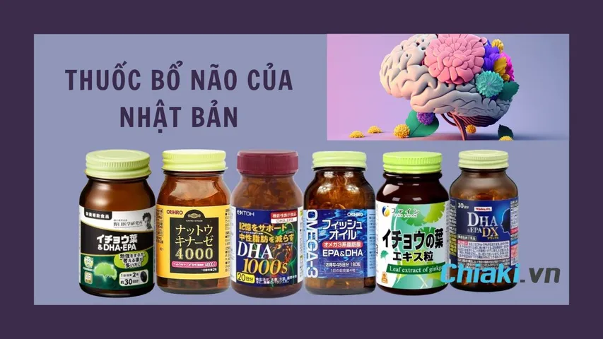 Top 10 Thuốc bổ não của Nhật Bản, tăng cường trí nhớ tốt 2026