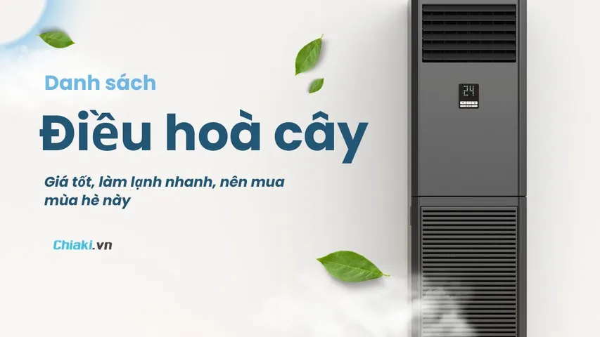 Top 5 điều hoà cây giá tốt, làm lạnh nhanh, nên mua mùa hè này