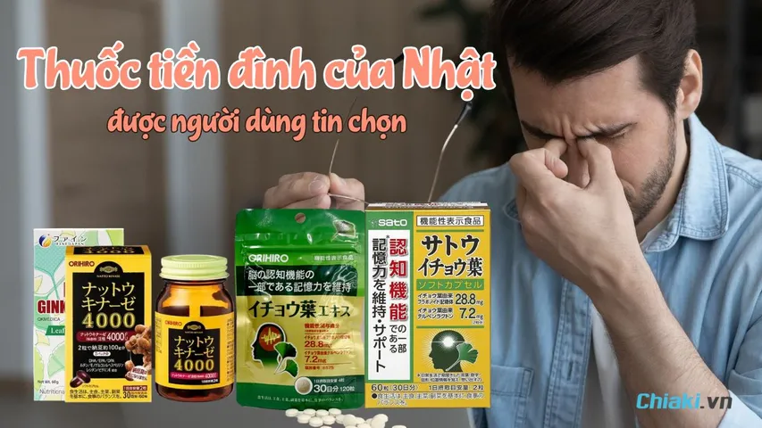 Top 10 Thuốc tiền đình của Nhật hiệu quả, được người dùng tin chọn