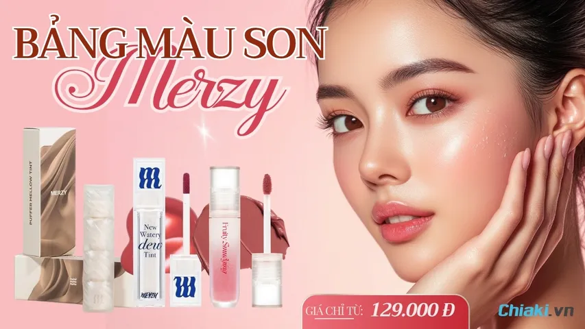 Review 10 Bảng màu son Merzy HOT Trend mới nhất 2026