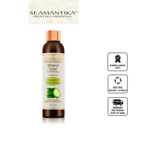 Toner Dưa Chuột Seamantika - Chiết Xuất Từ Trái Cây, Phục Hồi Da Dầu, Se Khít Lỗ Chân Lông 150ml