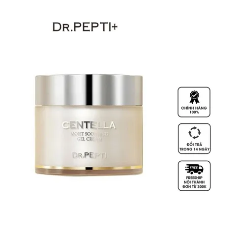 Kem Dưỡng Dr.Pepti Centella Moist Soothing Gel 70ml - Giúp Cấp Ẩm, Làm Dịu Da, Phục Hồi Da Khô, Nhăn, Thích Hợp Mọi Loại Da