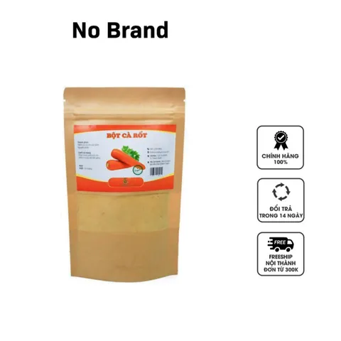 Bột Cà Rốt Hữu Cơ Sấy Lạnh Nguyên Chất - Dinh Dưỡng Tự Nhiên, Thực Phẩm Khô Lành Mạnh Cho Sức Khỏe và Làm Đẹp Da