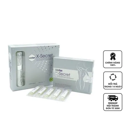 Bào Tử Lợi Khuẩn LiveSpo X - Secret Hỗ Trợ Chăm Sóc Sức Khỏe Vùng Kín, Khử Mùi, Cân Bằng PH - Sản Phẩm Dành Cho Phụ Nữ