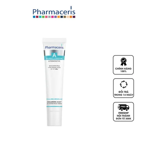 Kem Dưỡng Ẩm Gốc Nước Pharmaceris Hyaluro-Sensilium 40ml - Dưỡng Ẩm Tối Ưu, Phục Hồi Da Khô Nhạy Cảm, Giảm Kích Ứng