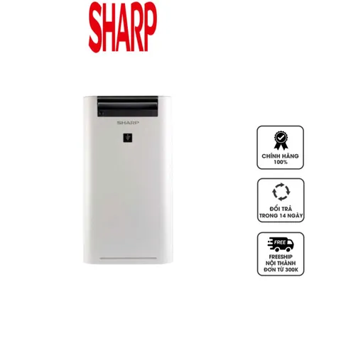 Máy Lọc Không Khí và Tạo Ẩm Sharp KC-G50EV-W 38m2 - Công Nghệ Plasmacluster, Tiết Kiệm Điện, Hoạt Động Thông Minh, Thiết Kế Gọn Nhẹ