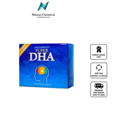 Viên Uống Hỗ Trợ Tăng Cường Thị Lực Ocean Bright Super DHA - Bổ Sung DHA EPA Từ Dầu Cá Ngừ Nhật Bản - Giúp Bảo Vệ Mắt và Tăng Cường Thị Lực