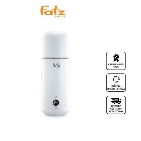 Máy Đun & Hâm Nước Pha Sữa Cầm Tay Fatzbaby Mini Smart 1 FB3622VA - Thiết Kế Di Động, Điều Khiển Cảm Ứng, Dung Tích 350ml, Nhiệt Độ Linh Hoạt