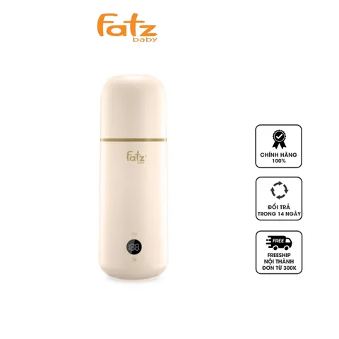Máy Hâm Nước Pha Sữa Fatzbaby Mini Smart 2 FB3625VA - Thiết Kế Nhỏ Gọn, Điều Khiển Cảm Ứng, Dung Lượng Pin 4400mAh, Nhiệt Độ Chính Xác 1°C