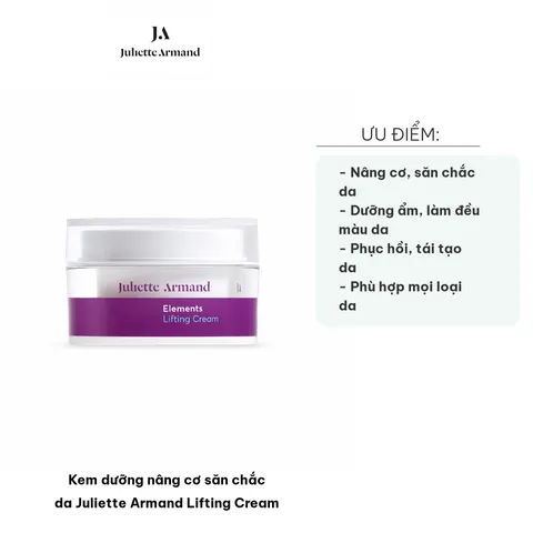 Kem Dưỡng Nâng Cơ Săn Chắc Da Juliette Armand 50ml - Xóa Nếp Nhăn, Tăng Sự Săn Chắc Da, Giải Pháp Chăm Sóc Da Hoàn Hảo