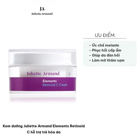 Kem Dưỡng Trắng Da Juliette Armand Elements Retinoid C - Hỗ Trợ Trẻ Hóa Da, Mờ Đốm Nâu, Tăng Độ Đàn Hồi 50ml